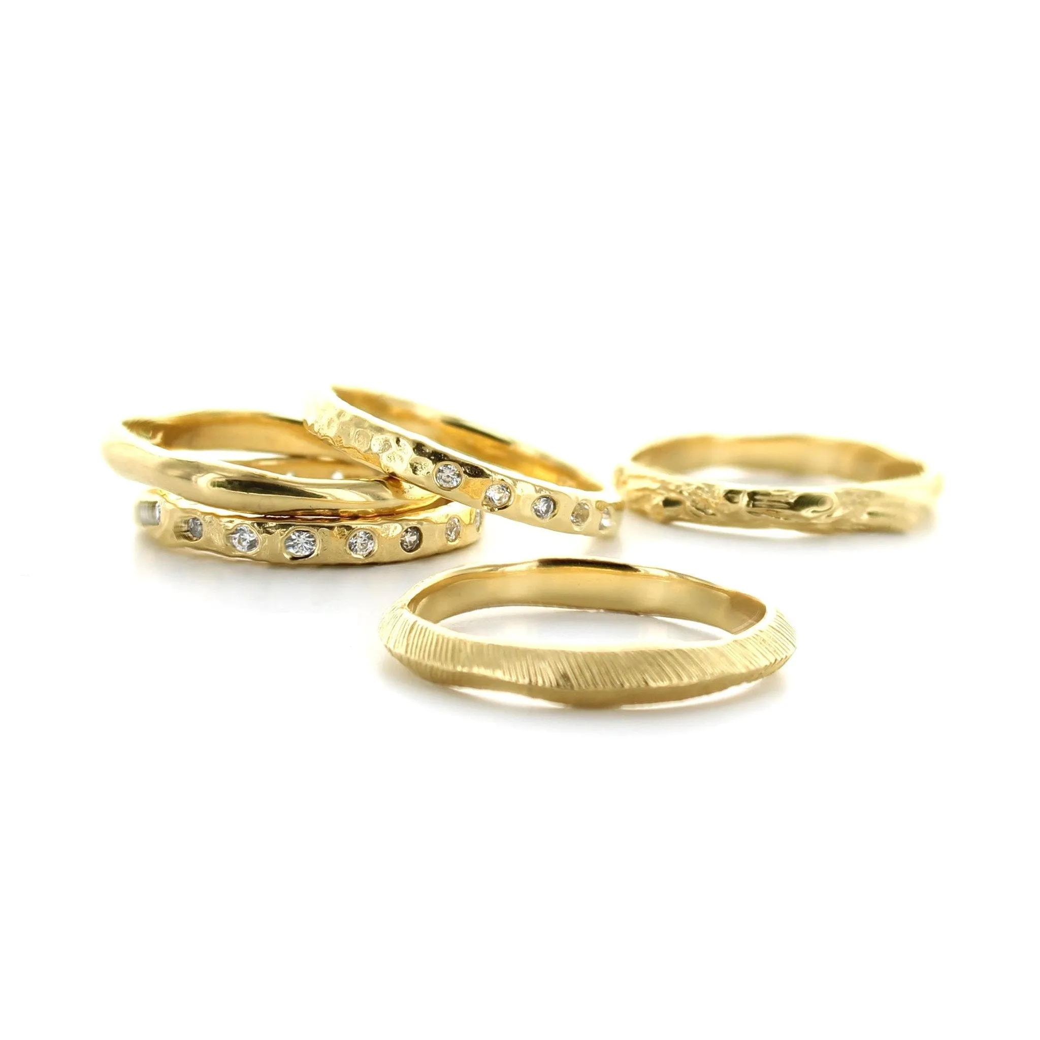 POISE STACKING RING & PENDANT GOLD