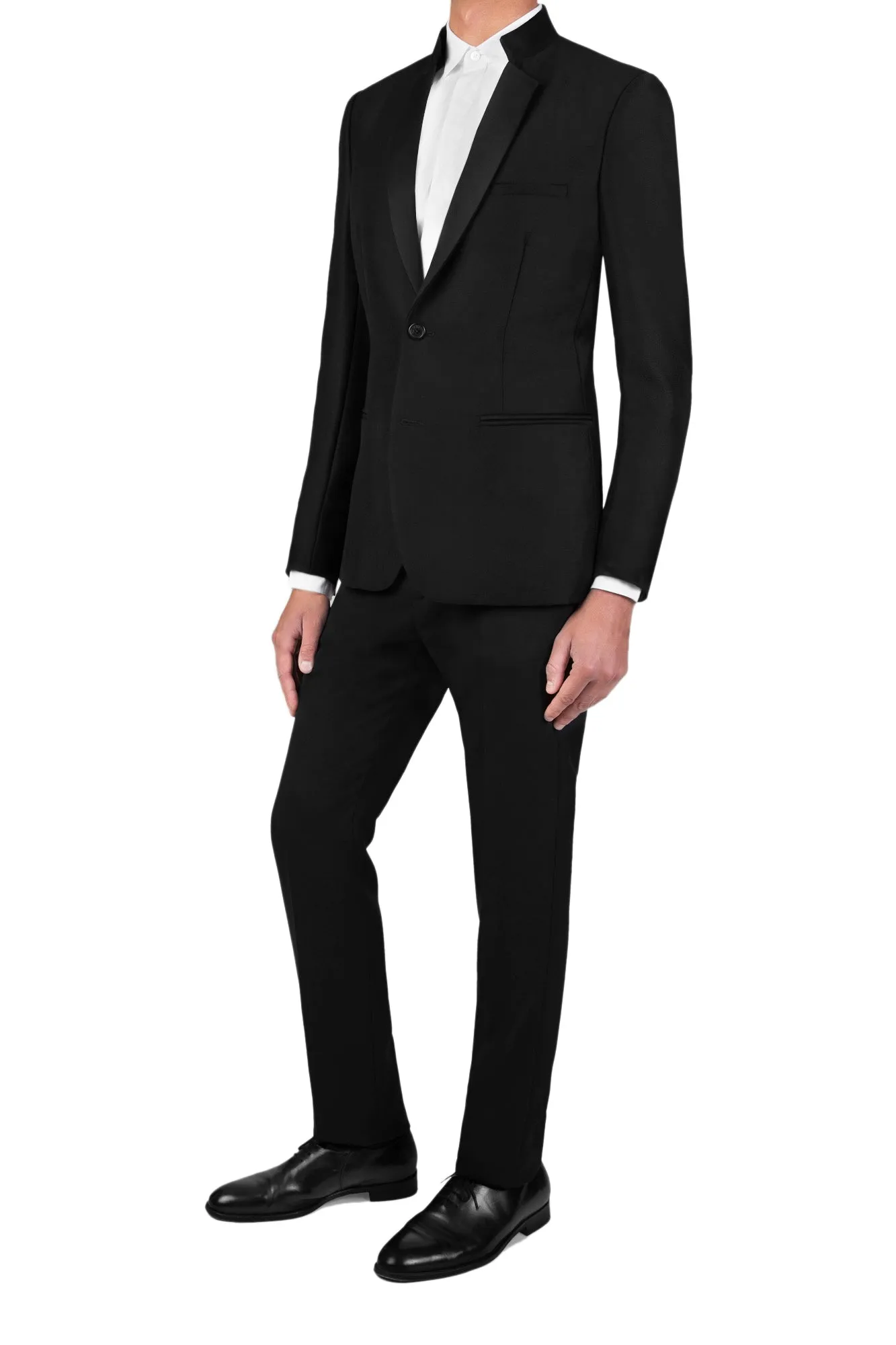 Satin Contemporary Tuxedo Jacket