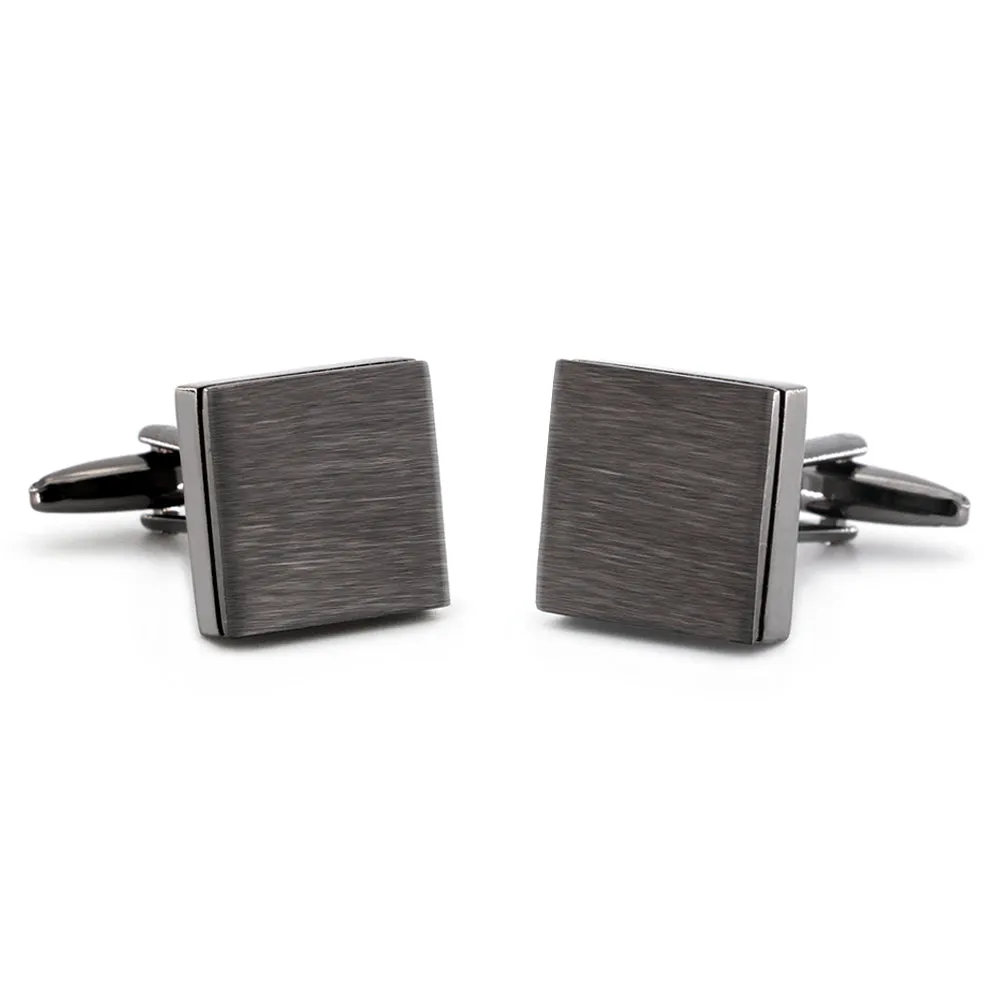 Savannah Gunmetal Rhodium Plated Cufflinks