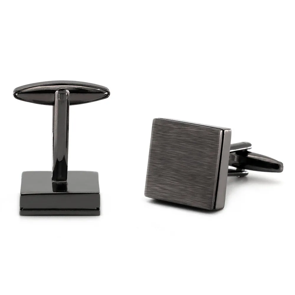 Savannah Gunmetal Rhodium Plated Cufflinks