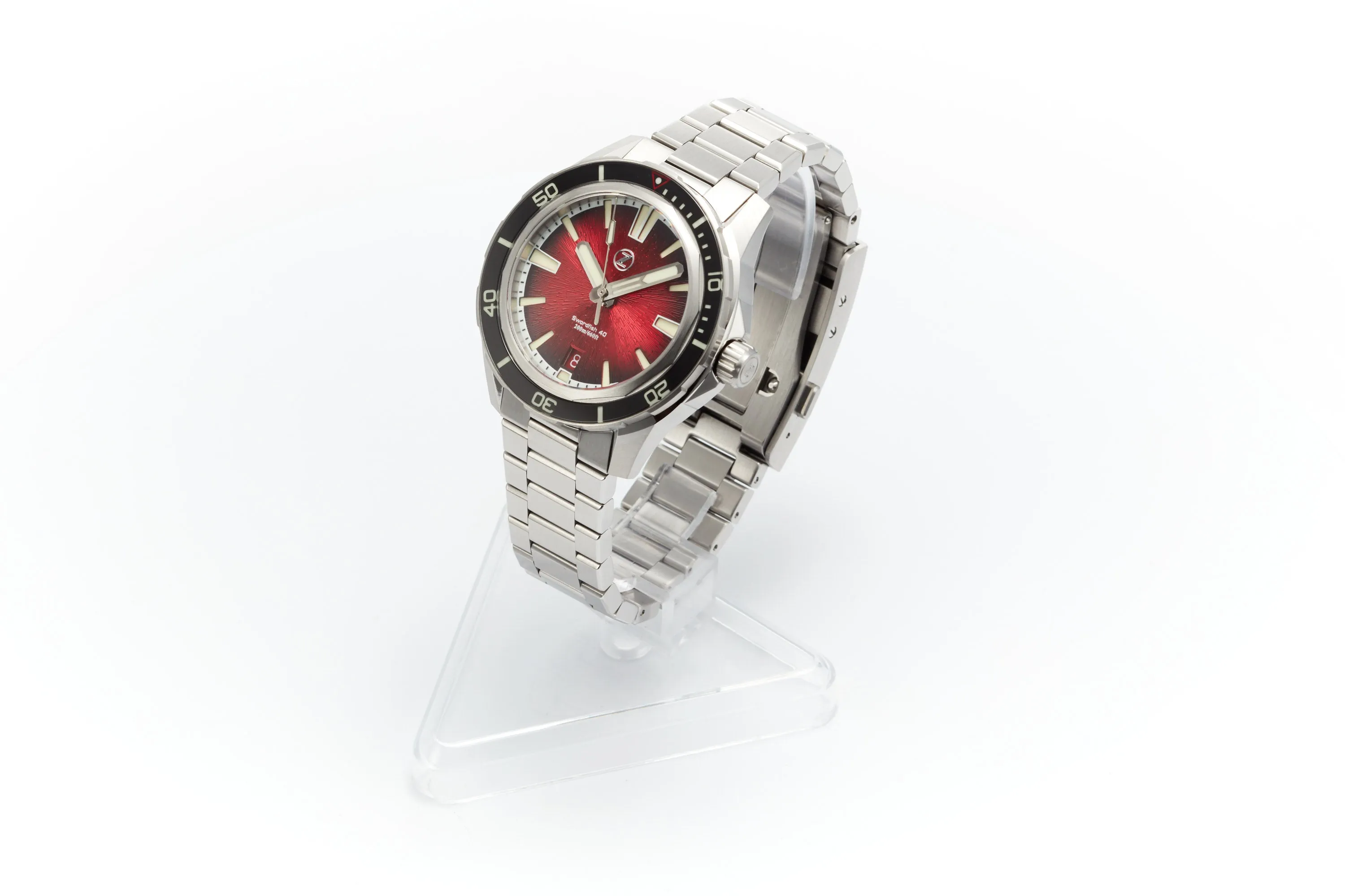 Swordfish 40mm SS 'Crimson Red' Launch Special