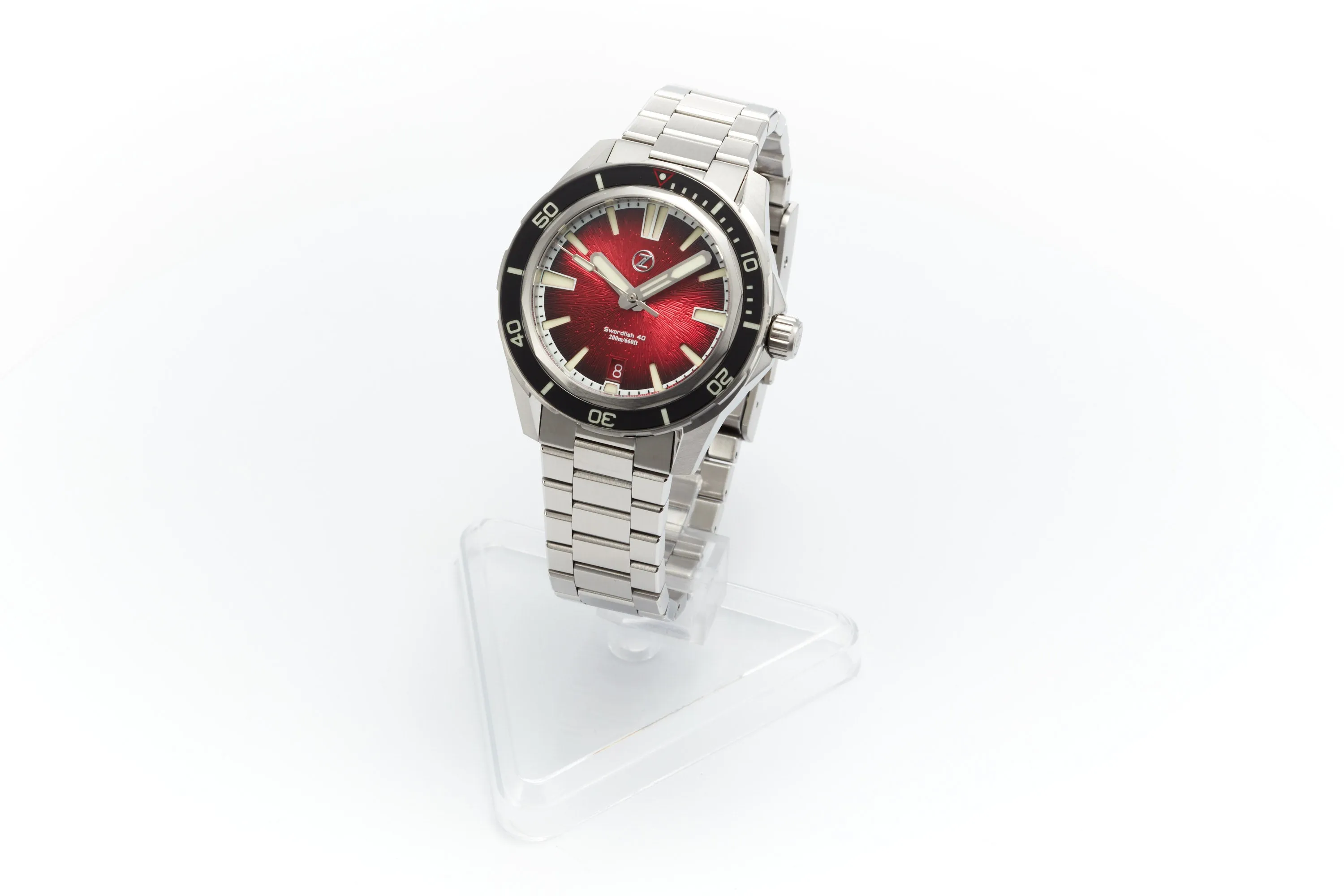 Swordfish 40mm SS 'Crimson Red' Launch Special