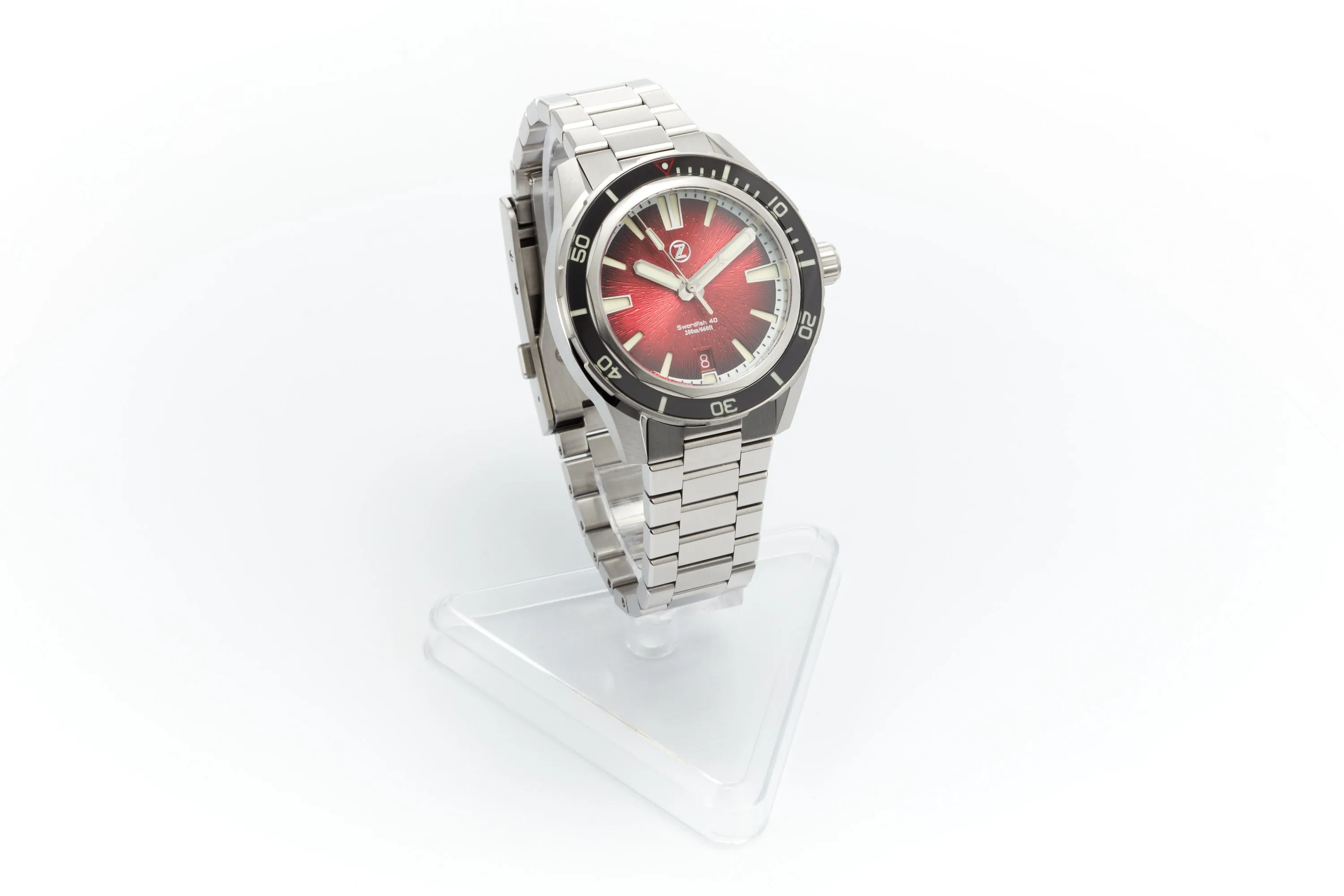 Swordfish 40mm SS 'Crimson Red' Launch Special