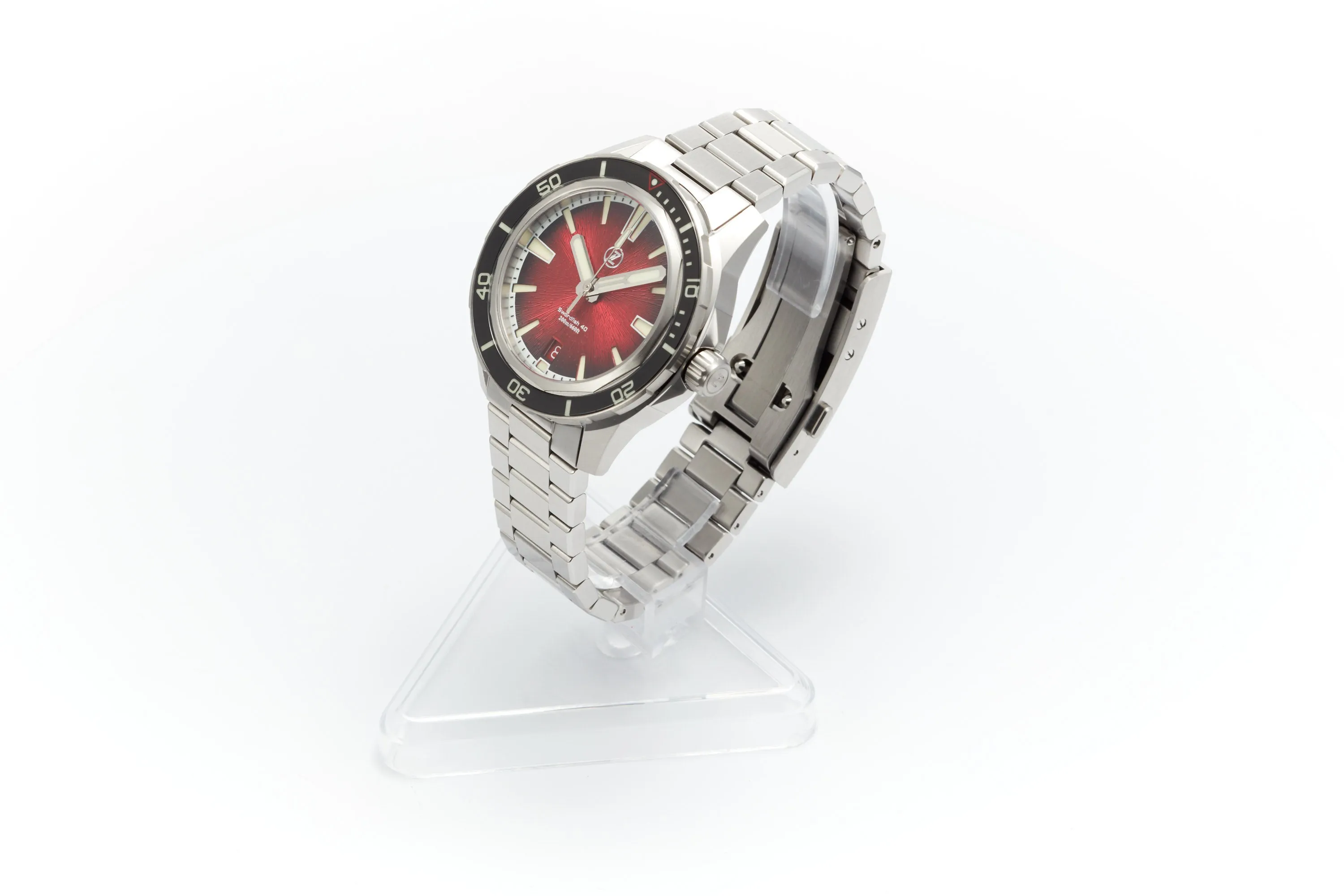 Swordfish 40mm SS 'Crimson Red' Launch Special