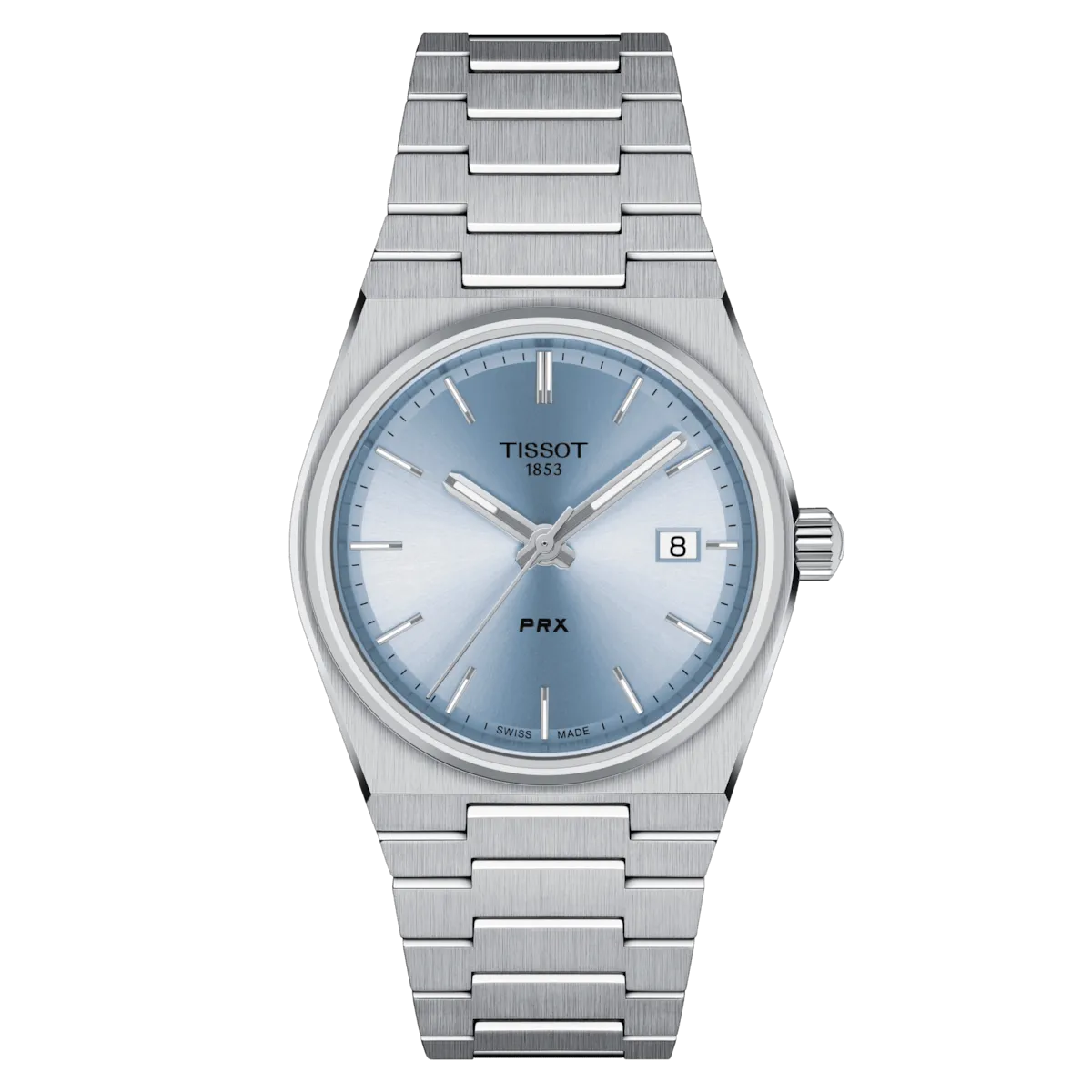 Tissot PRX Quartz Light Blue Dial Women's 35mm Stainless Watch