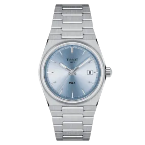 Tissot PRX Quartz Light Blue Dial Women's 35mm Stainless Watch