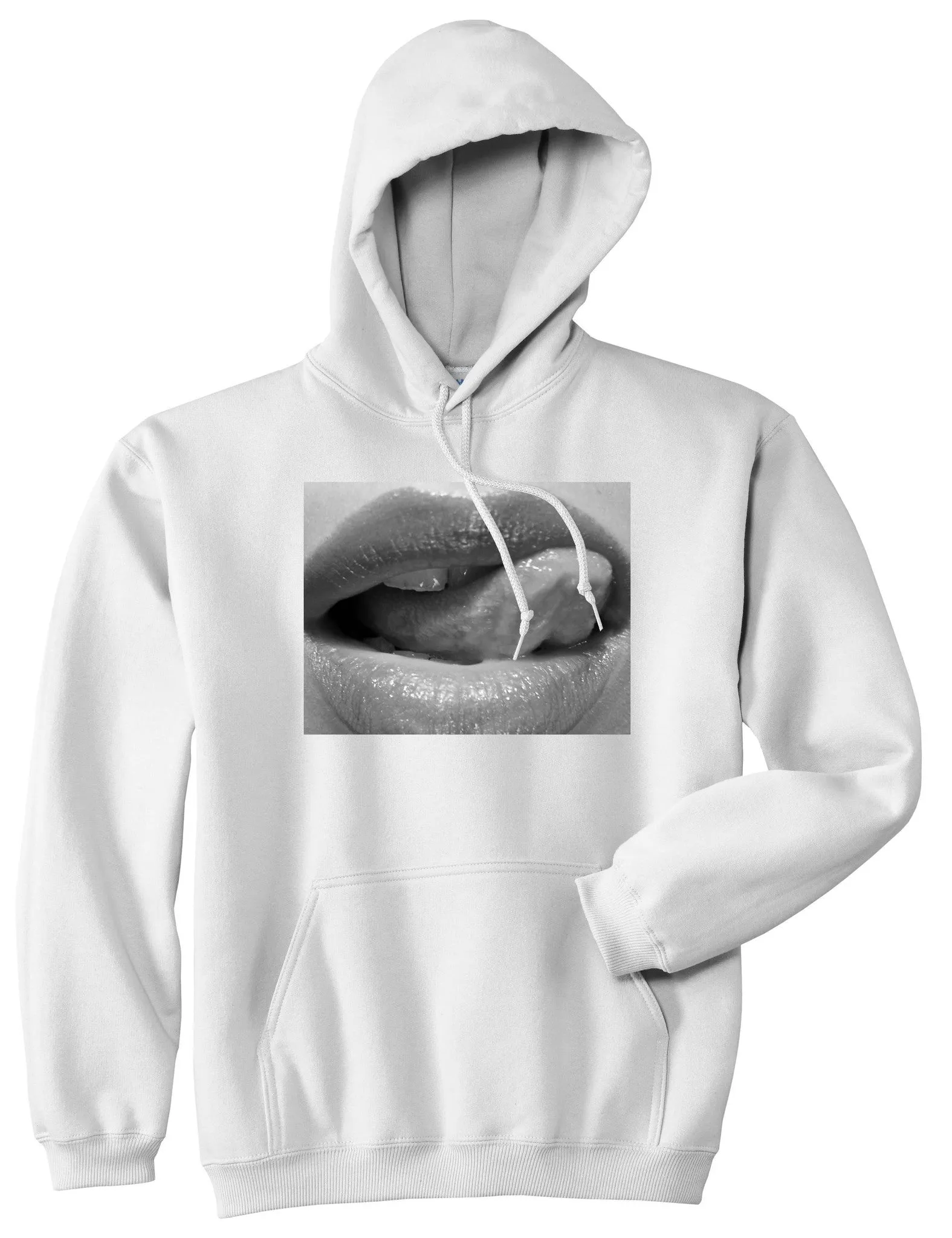 Togue Licking Lips Pullover Hoodie Hoody