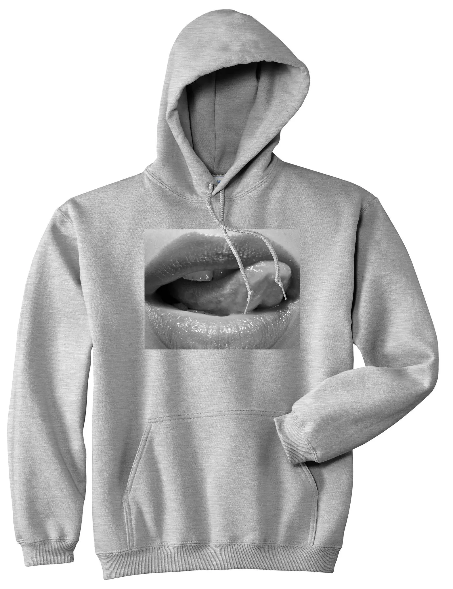 Togue Licking Lips Pullover Hoodie Hoody