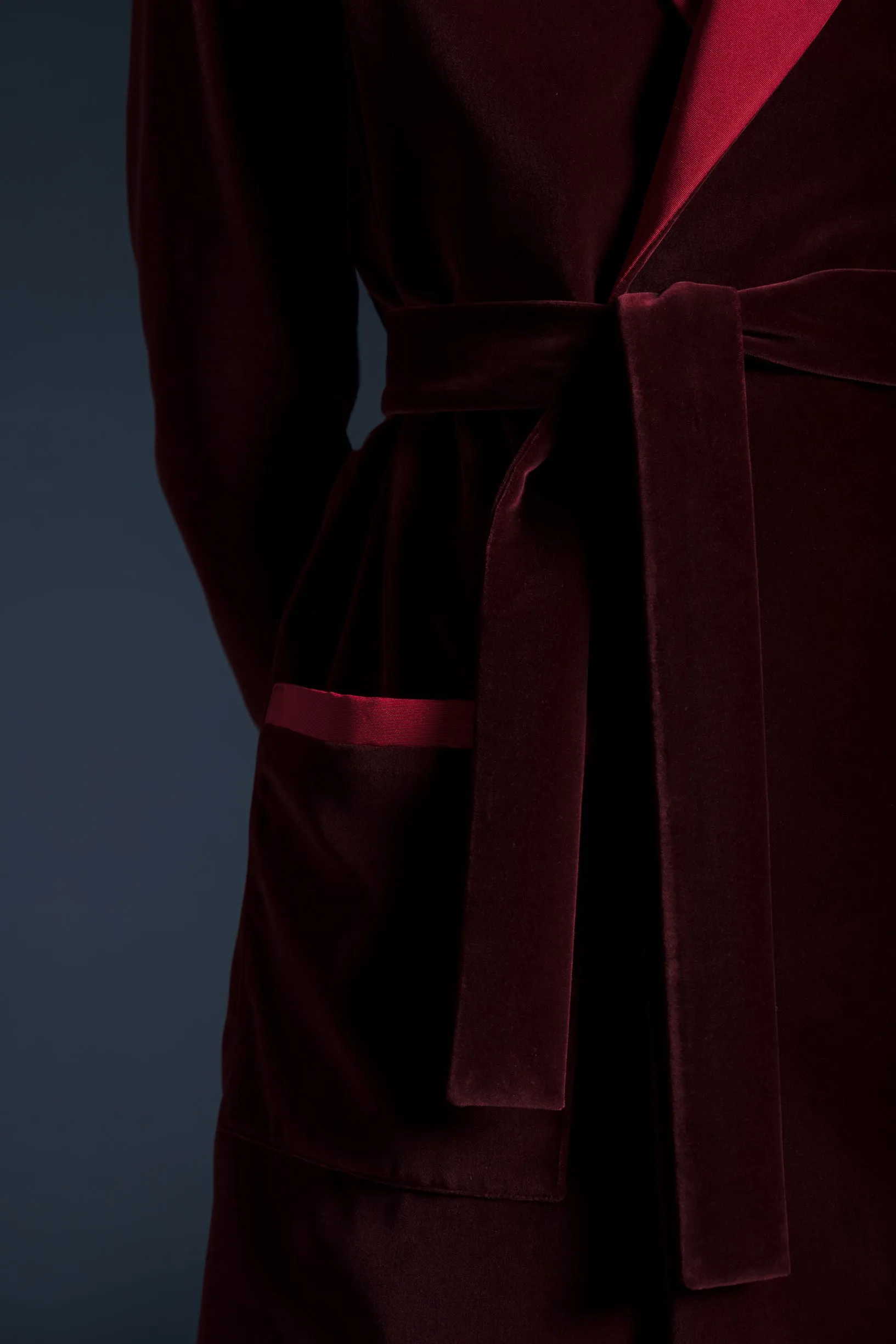 Velvet Smoking Robe