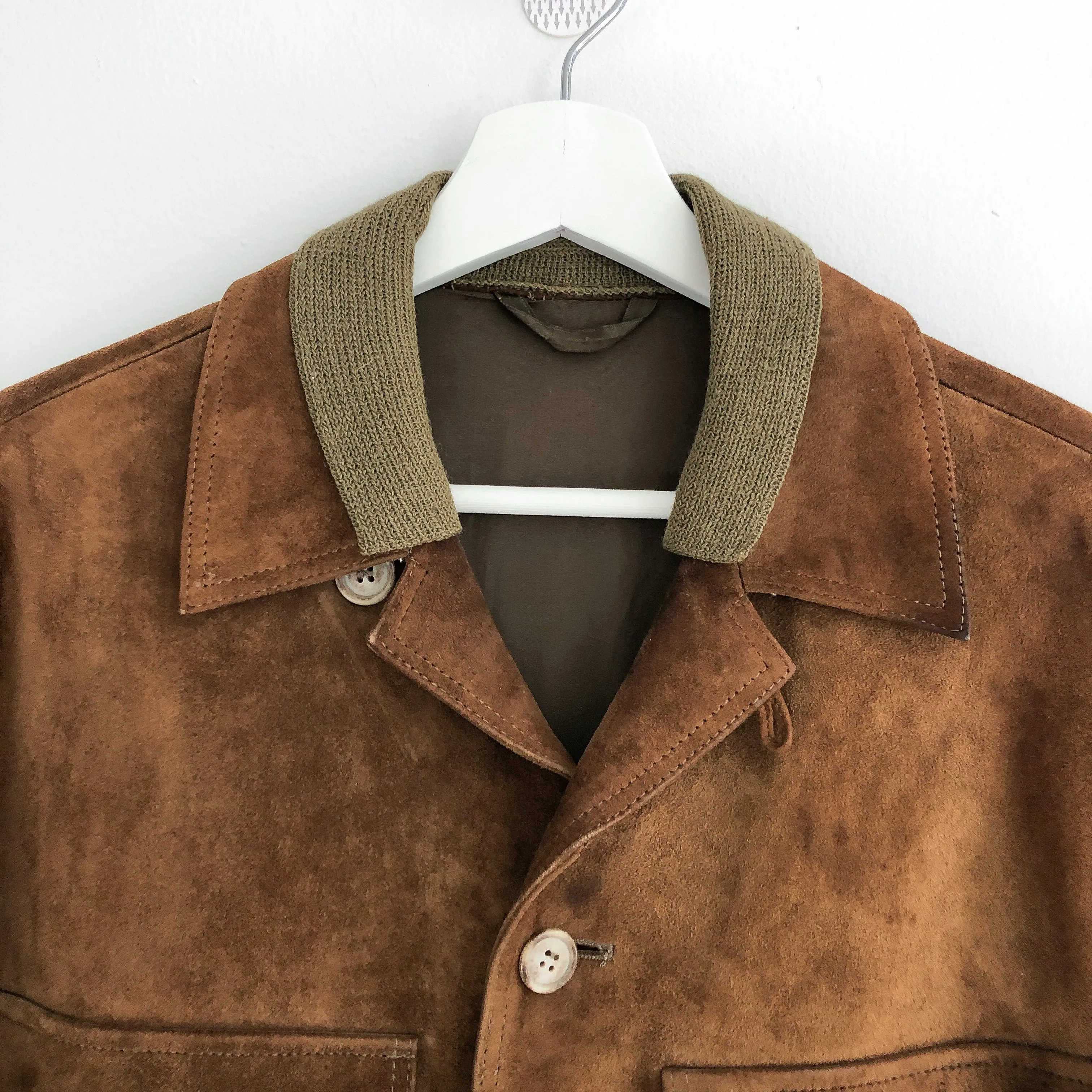 Vintage Suede Motorcycle Jacket