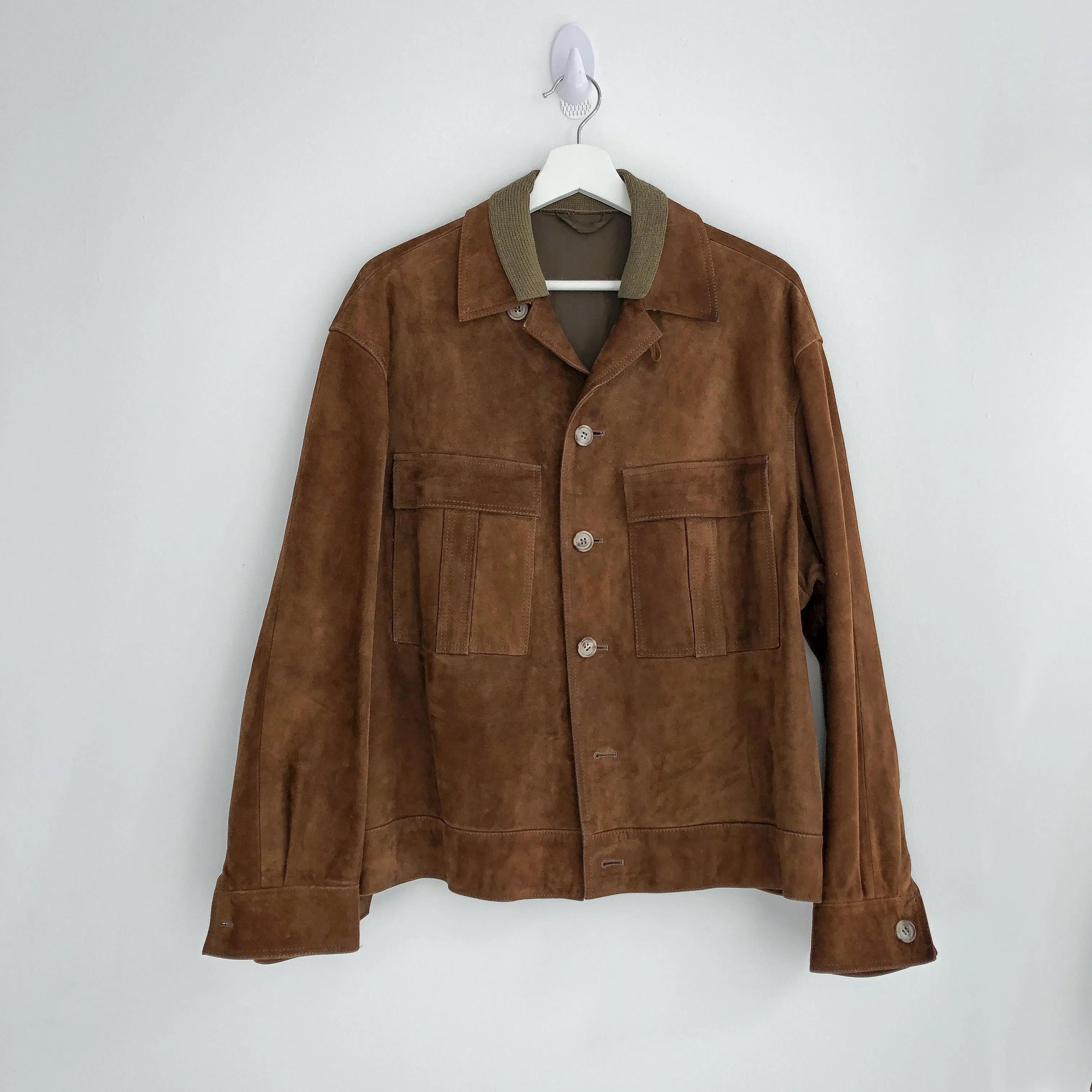 Vintage Suede Motorcycle Jacket