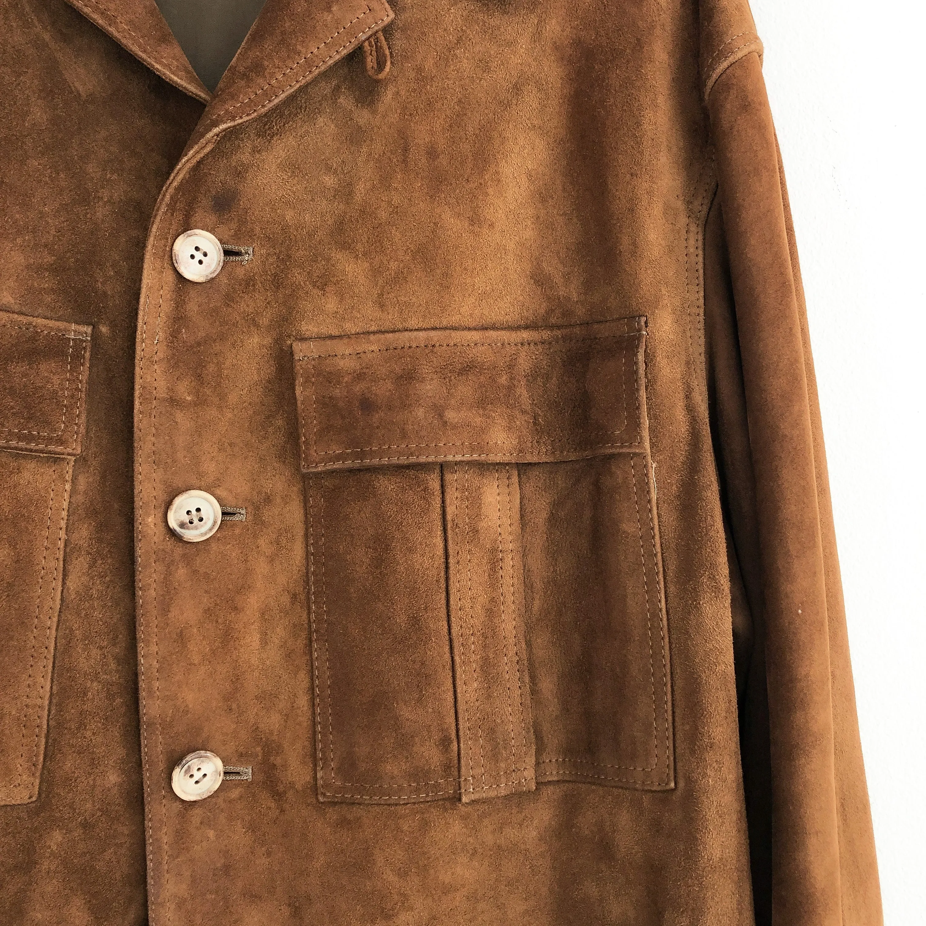 Vintage Suede Motorcycle Jacket