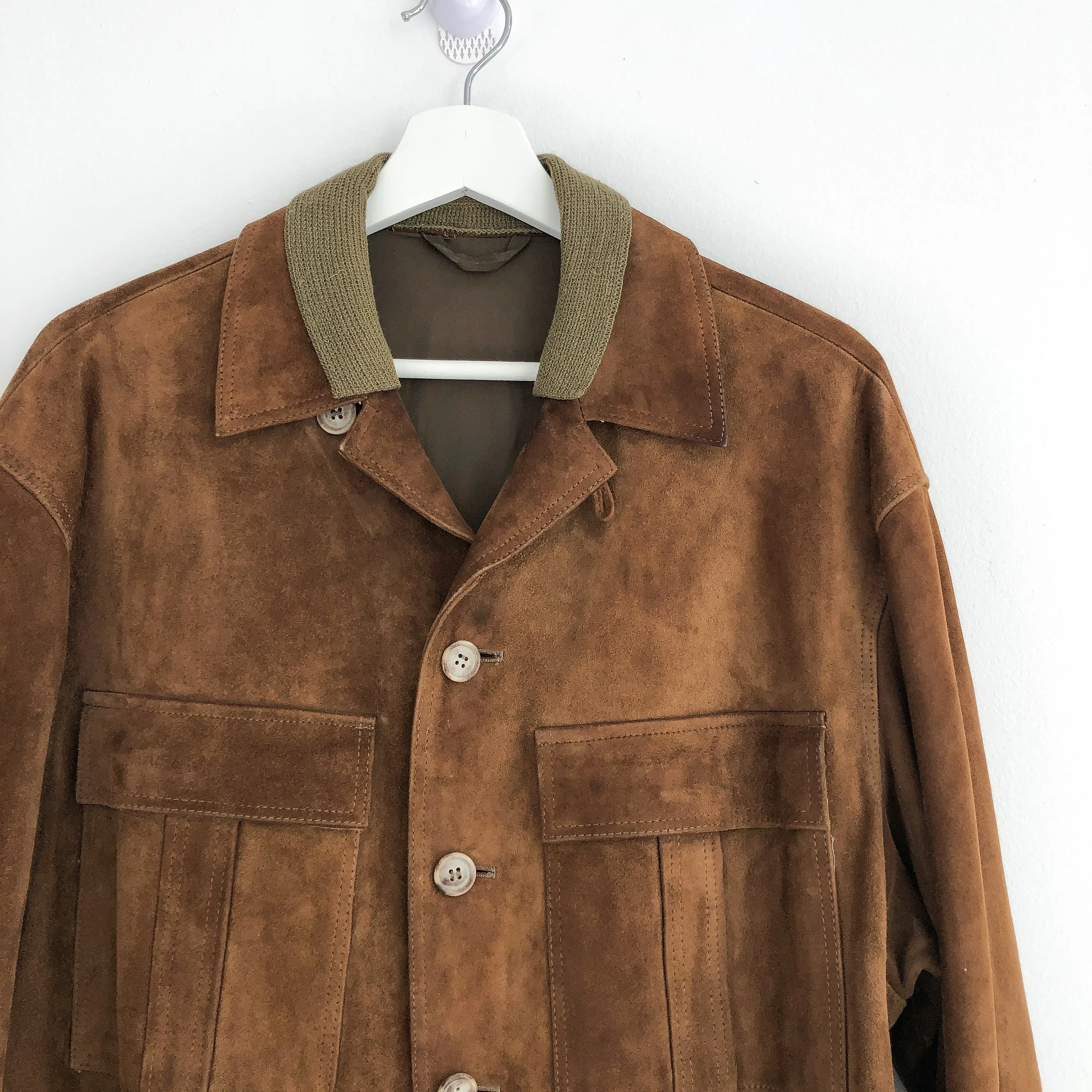 Vintage Suede Motorcycle Jacket