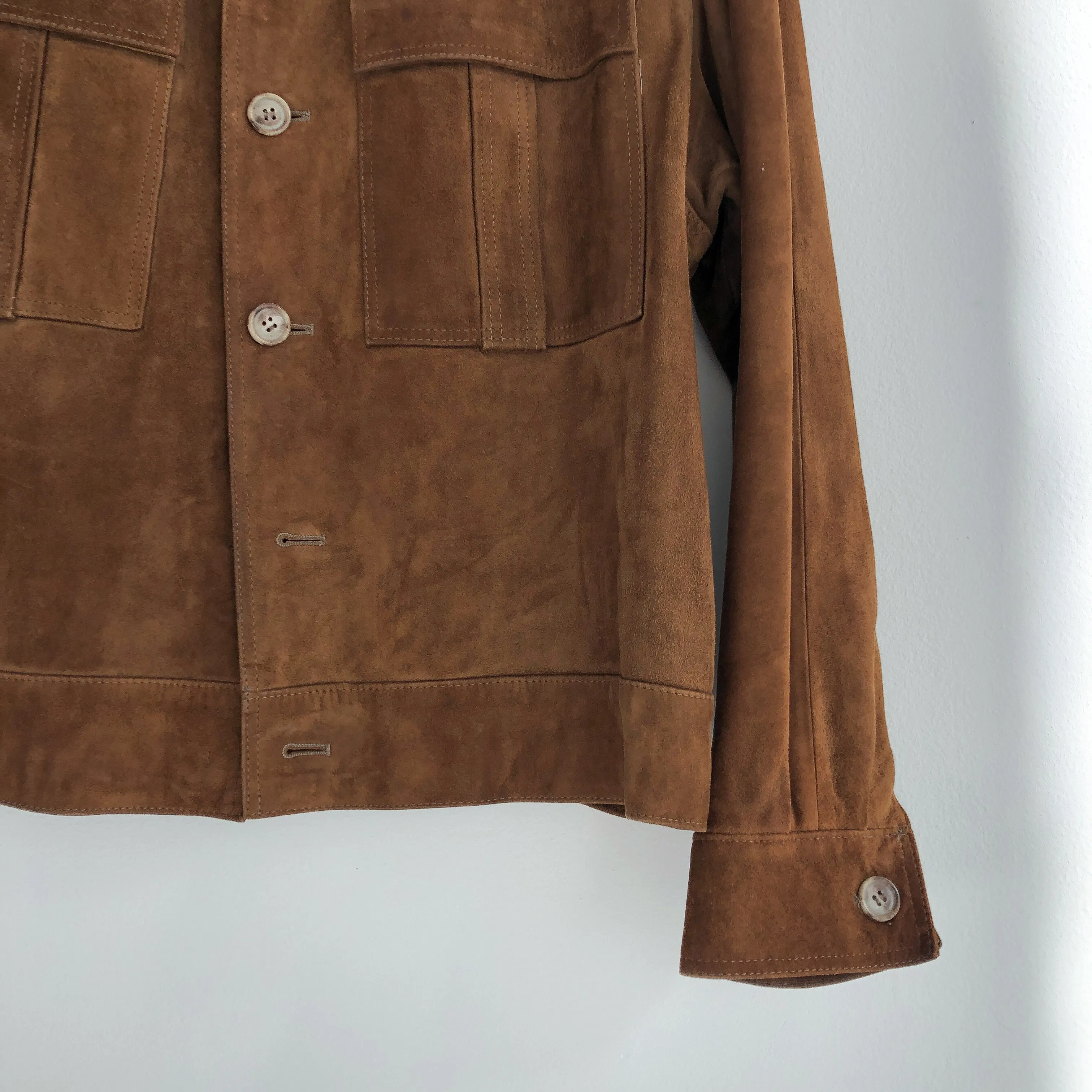 Vintage Suede Motorcycle Jacket