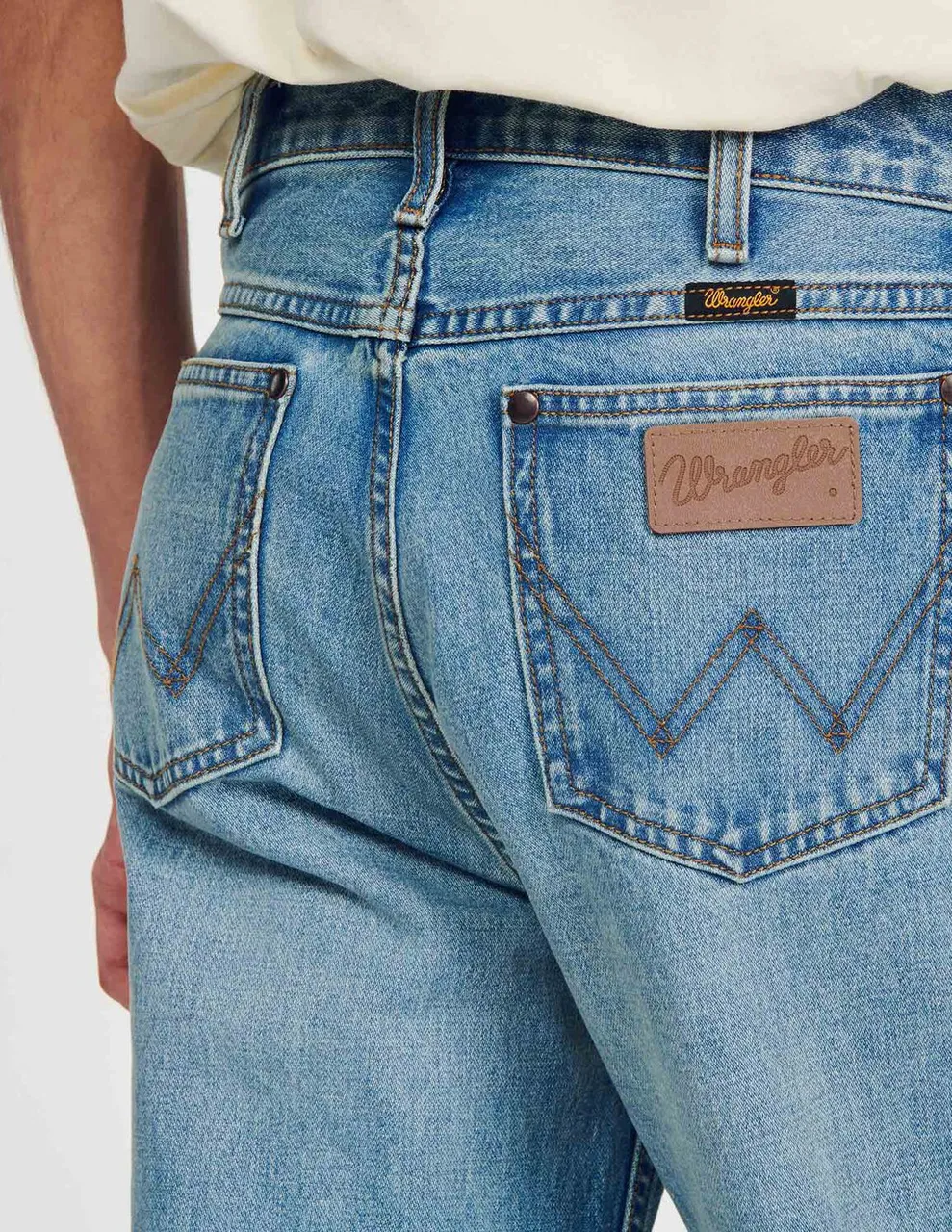 Wrangler faded jeans